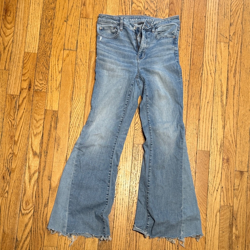 American Eagle Outfitters Blue Flare Jeans